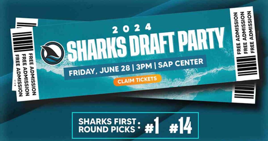 Sharks Draft Party at SAP Center