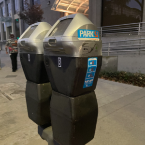 Picture of parking meter at San Jose downtown