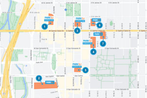 Downtown San Jose Parking Map